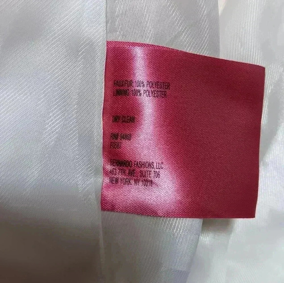 Collection By  Bernardo Off White Fuzzy Teddy Jacket. Size S - Picture 7 of 8